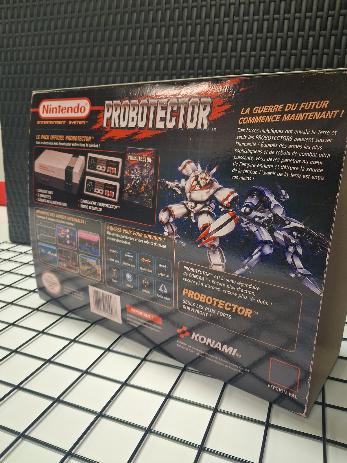 Fourreau Custom NES – Probotector – Fabrication Artisanale Effet Vintage