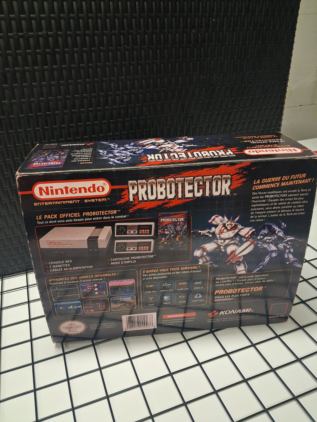 Fourreau Custom NES – Probotector – Fabrication Artisanale Effet Vintage
